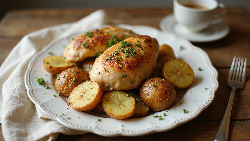 Chicken and Potatoes Recipes: Classic Comfort Food with Tender Chicken and Roasted Potatoes