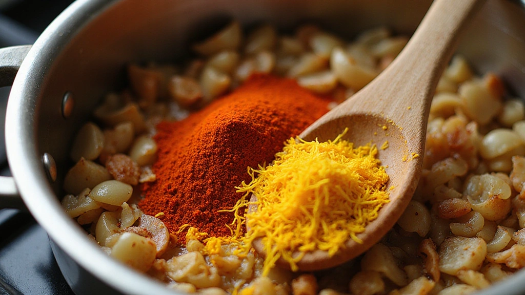 Chicken and Rice Recipes: Comforting One-Pot Chicken and Rice Meals for Easy Dinners - Step 5: Bloom Spices