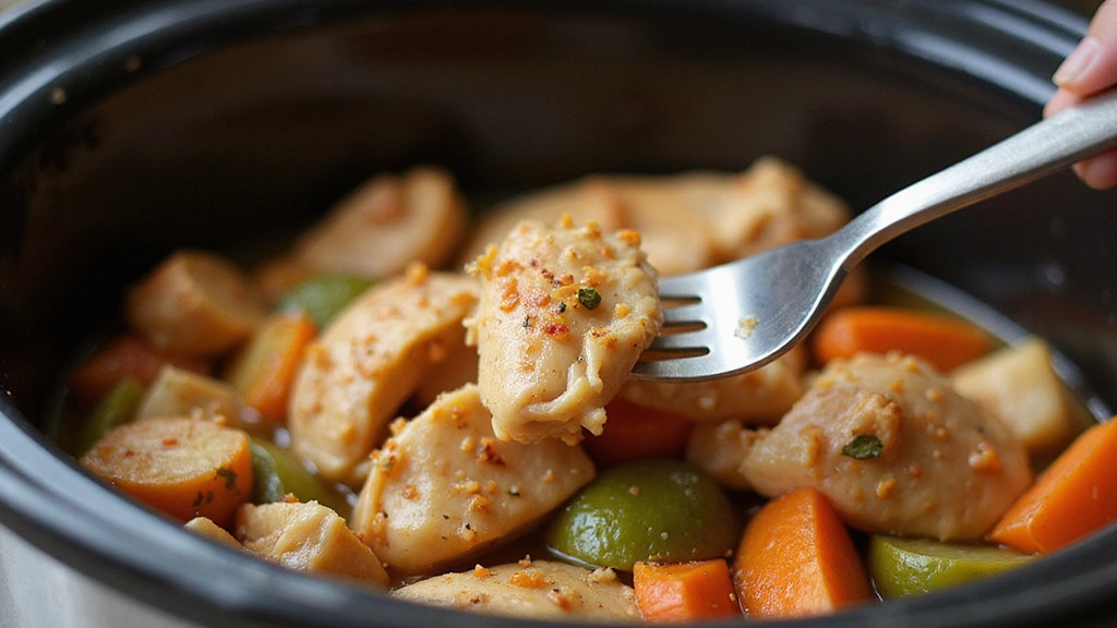 Easy Fall Crockpot Recipes with Autumn Flavors - Step 6: Check for Doneness