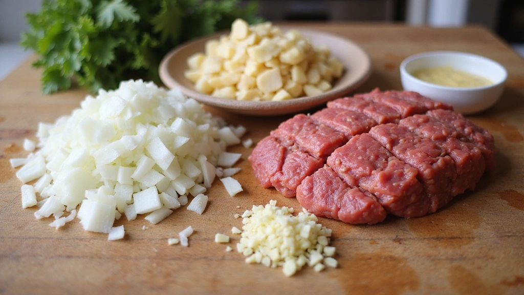 Easy Ground Beef Recipes: Essential Everyday Dishes Using Ground Beef for Quick Meals. - Step 1: Prepare Ingredients