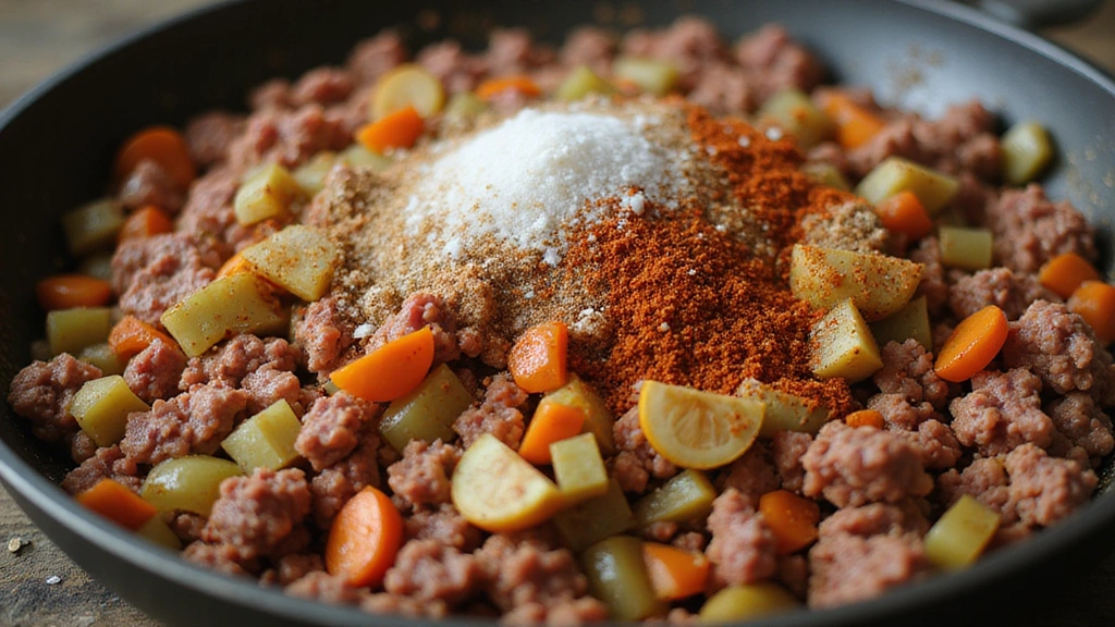 Easy Ground Beef Recipes: Essential Everyday Dishes Using Ground Beef for Quick Meals. - Step 5: Season the Mixture