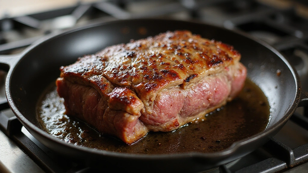 Easy Pot Roast Crock Pot Recipes Ready in the Morning - Step 2: Sear the Beef