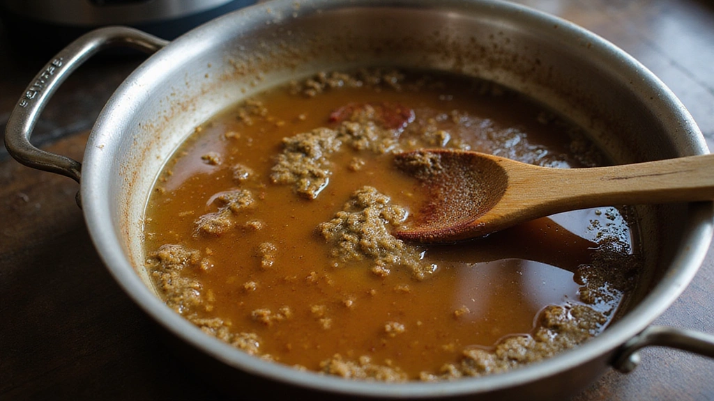 Easy Pot Roast Crock Pot Recipes Ready in the Morning - Step 3: Deglaze the Pan