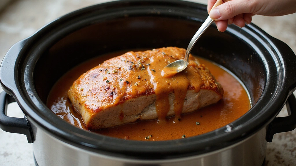 Easy Pulled Pork Crock Pot Recipes Ready Overnight - Step 5: Place Pork in Crock Pot
