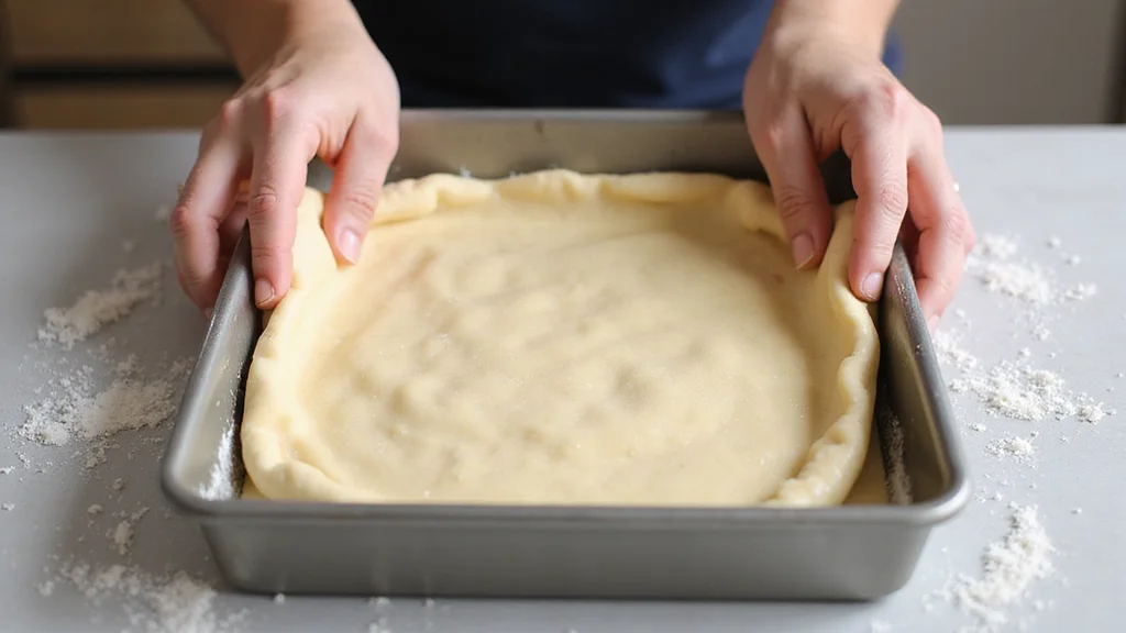 Focaccia Bread Recipe - Homemade Italian Flatbread That's Soft, Fluffy, and Delicious - Step 6: Shape the Dough