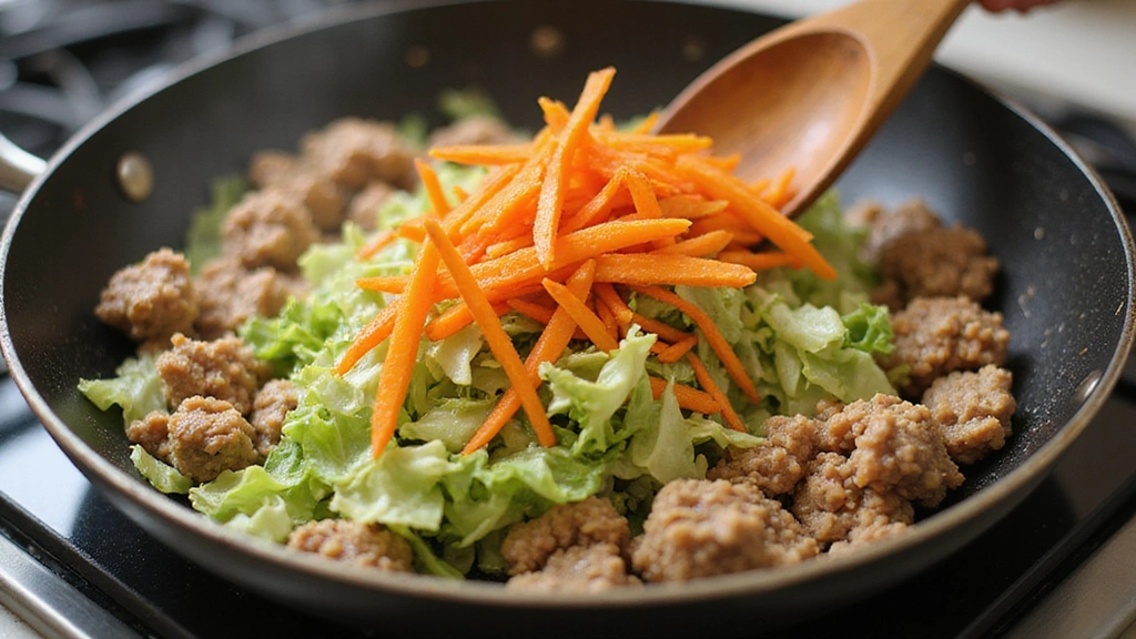 Ground Pork Recipes: Versatile Ground Pork Recipes to Inspire Your Home Cooking. - Step 6: Add Vegetables