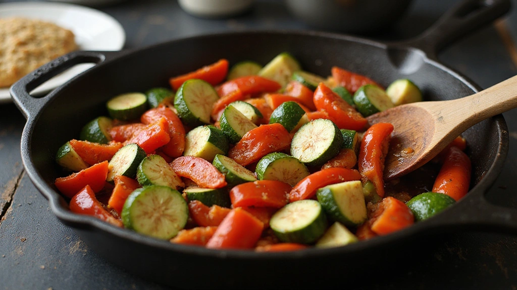 High Protein Vegetarian Recipes: Plant-Based Protein-Rich Meals for Vegetarians - Step 3: Sauté Vegetables