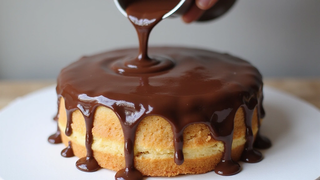 Homemade Cake Recipes: From-Scratch Cake Recipes for Birthdays and Special Occasions - Step 9: Create Ganache Drip