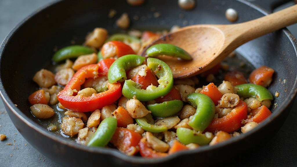 Light and Fresh Summer Crockpot Recipes - Step 2: Sauté Garlic and Peppers