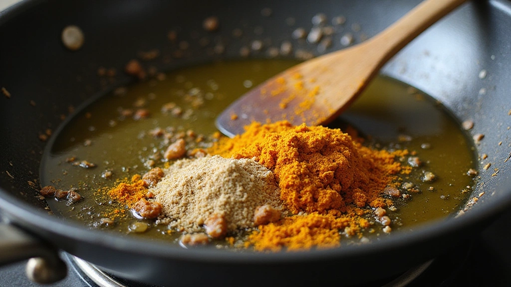 Low Cholesterol Recipes: Delicious Low-Cholesterol Dishes for a Healthy Lifestyle - Step 4: Sauté Spices