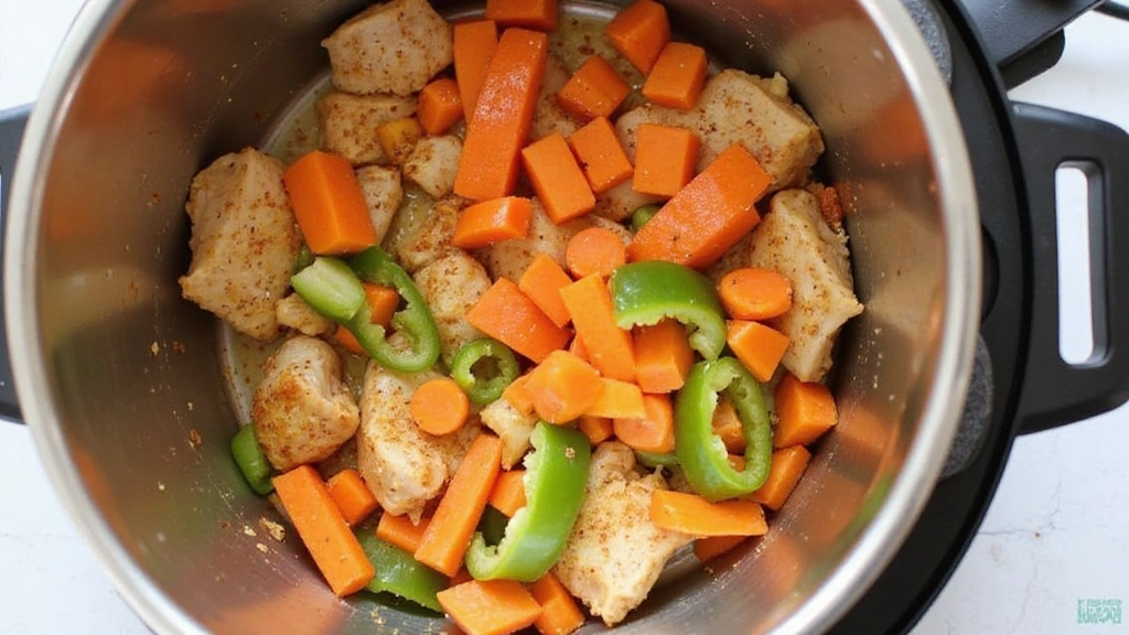 Quick Instant Pot Chicken Recipes Ready in 15 Minutes - Step 3: Add Vegetables