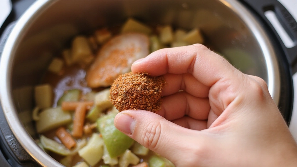 Quick Instant Pot Chicken Recipes Ready in 15 Minutes - Step 4: Incorporate Seasonings