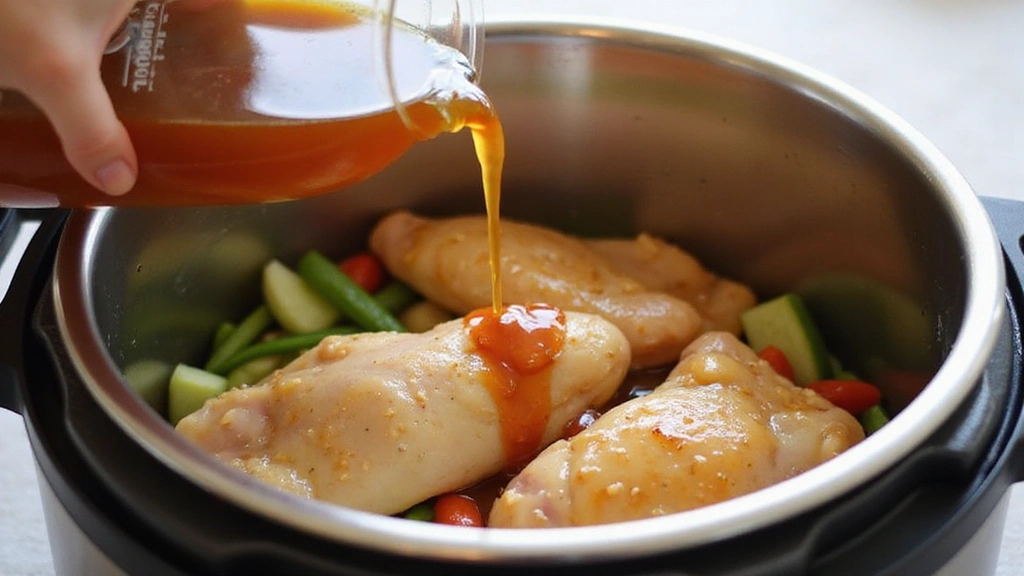 Quick Instant Pot Chicken Recipes Ready in 15 Minutes - Step 5: Add Sauce Ingredients