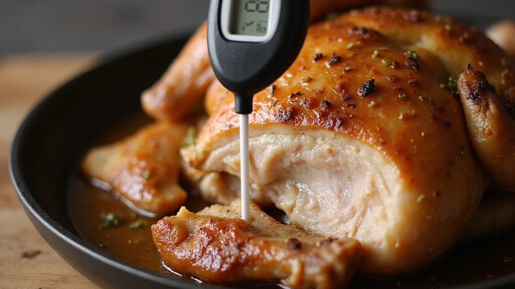 Whole Chicken Recipes - Easy Ways to Cook a Whole Chicken for Maximum Flavor - Step 7: Check Temperature