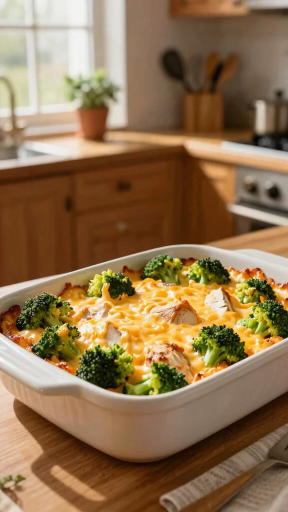 16 Cheesy Chicken Casserole Recipes for Family Dinners - 1. Cheesy Chicken and Broccoli Casserole 1