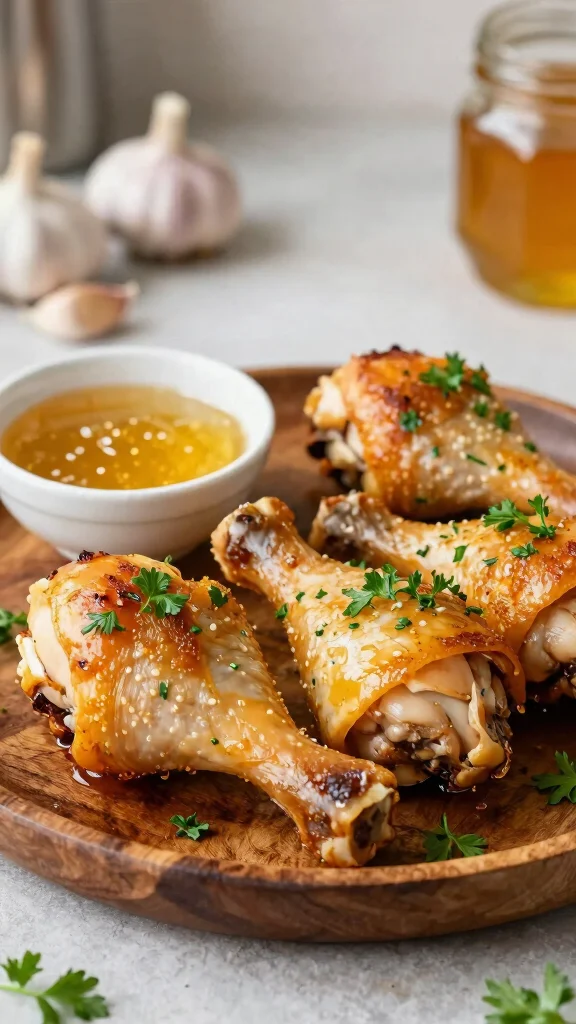 16 Chicken Drumstick Recipes That Are Fall-Off-the-Bone - 1. Honey Garlic Baked Chicken Drumsticks 1