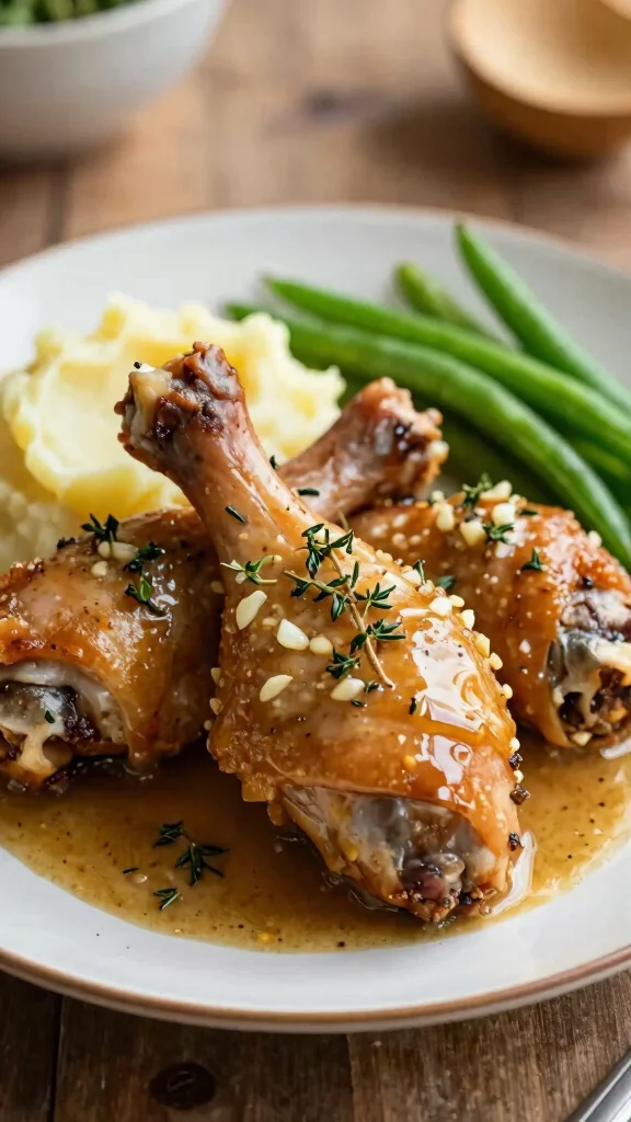 16 Chicken Drumstick Recipes That Are Fall-Off-the-Bone - 14. Garlic Herb Butter Drumsticks 1