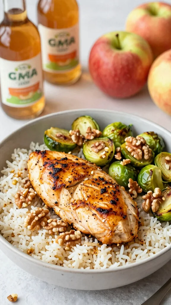 16 Chicken Rice Bowl Recipes for Comfort Meals - 16. Apple Cider Chicken Rice Bowl 1