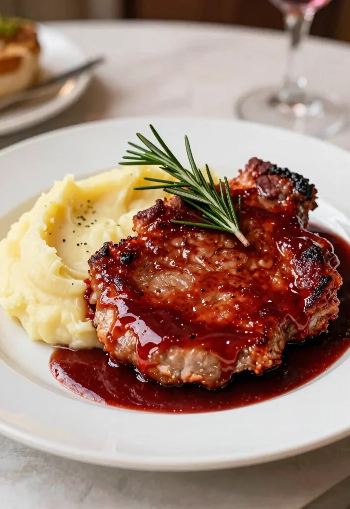 16 Easy Baked Pork Chops Oven Boneless: Weeknight Dinner - 13. Red Wine Reduction Pork Chops 1