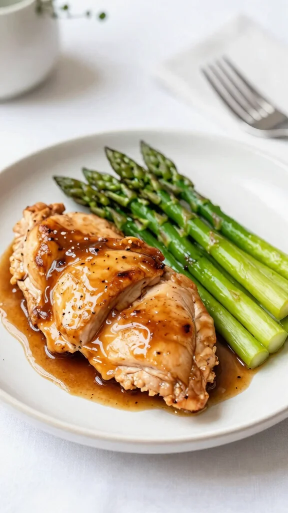 16 Garlic Butter Chicken Recipes That Melt in Your Mouth - 5. Garlic Butter Chicken with Asparagus 1