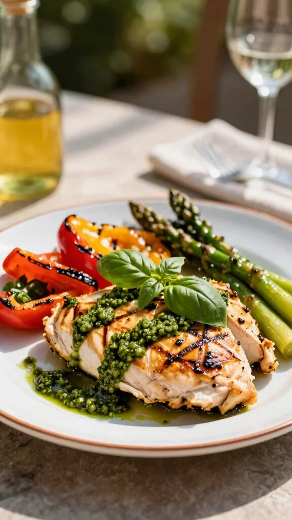 16 Grilled Chicken Recipes for Summer BBQs - 9. Pesto Grilled Chicken 1