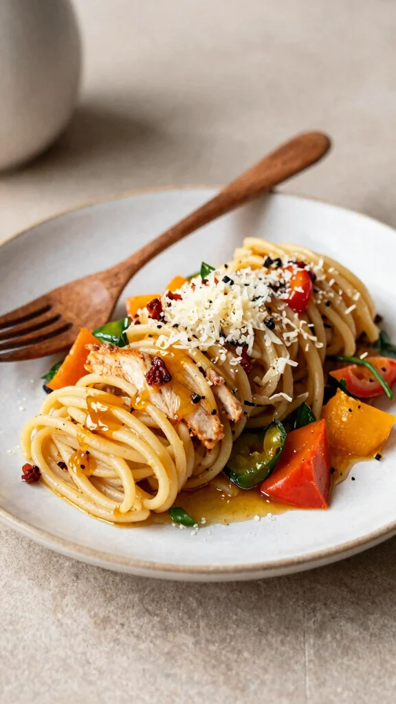 16 Honey Garlic Chicken Recipes Everyone Craves - 8. Honey Garlic Chicken Pasta 1