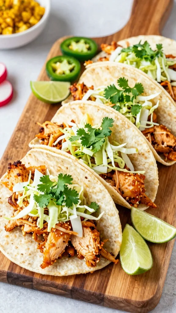16 Honey Garlic Chicken Recipes Everyone Craves - 9. Honey Garlic Chicken Tacos 1