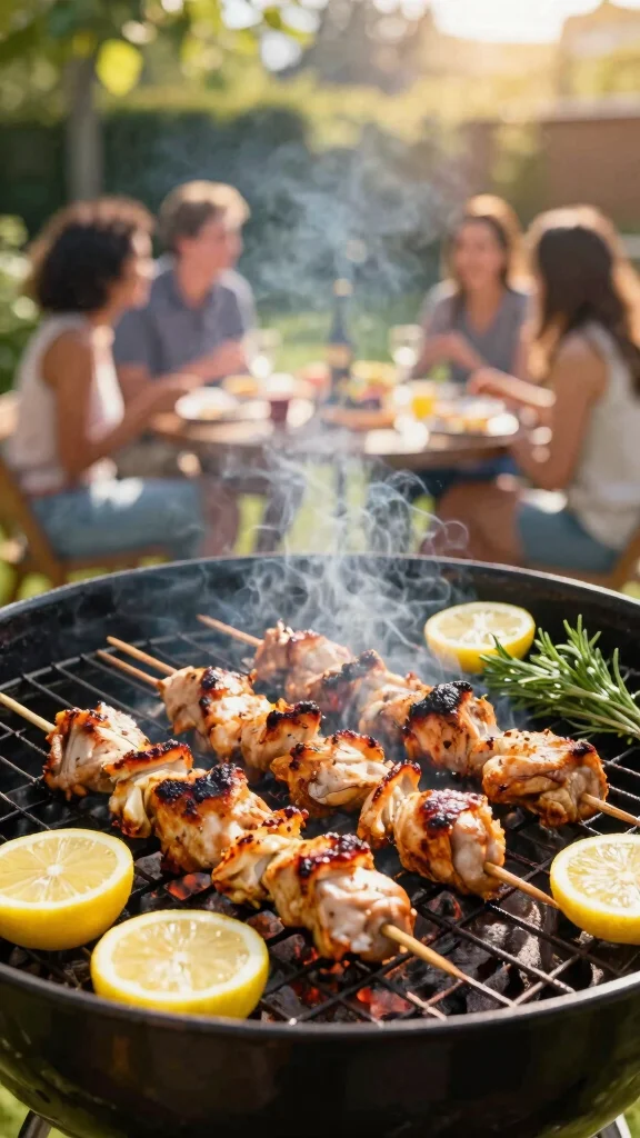 16 Lemon Chicken Recipes Full of Fresh Flavor - 15. Grilled Lemon Chicken Skewers 1
