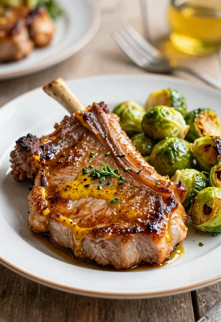 17 Best Grilled Pork Chops Bone In: Outdoor Cooking at Its Best - 17. Maple Mustard Marinade 1