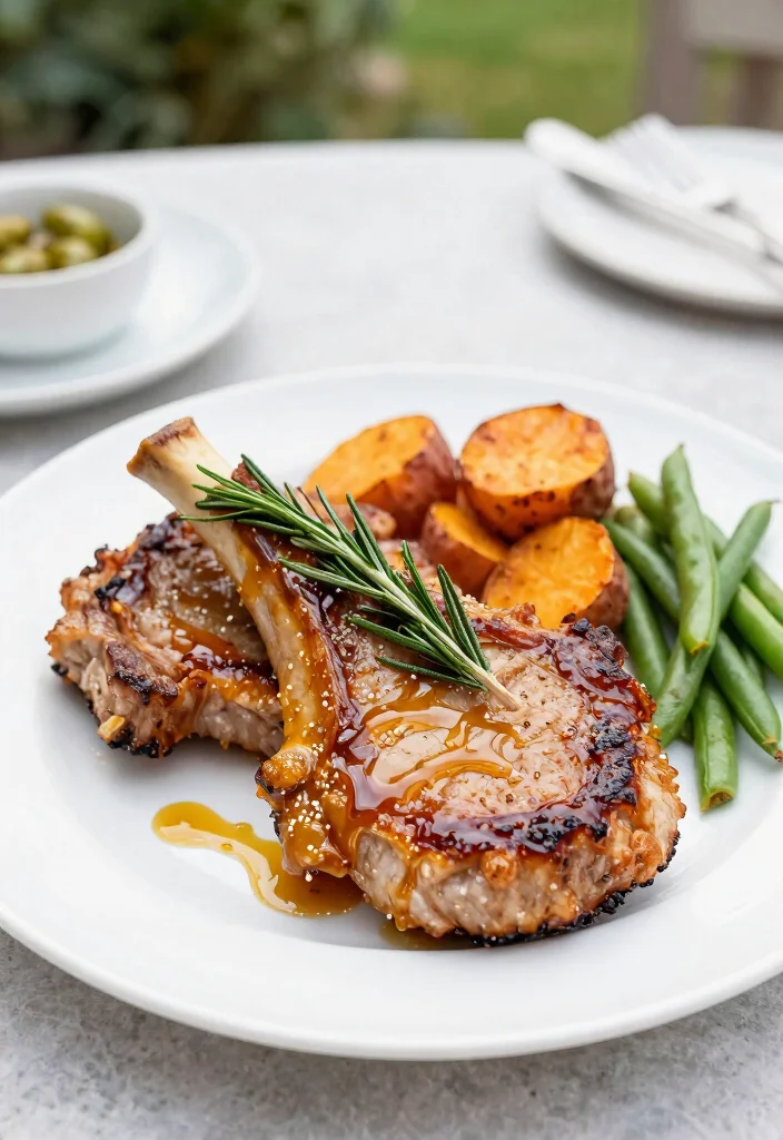 17 Best Grilled Pork Chops Bone In: Outdoor Cooking at Its Best - 5. Honey Mustard Glaze 1