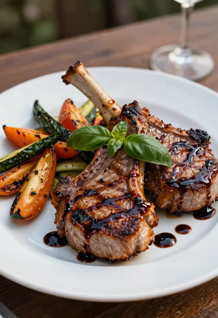 17 Best Grilled Pork Chops Bone In: Outdoor Cooking at Its Best - 7. Balsamic Vinegar Marinade 1