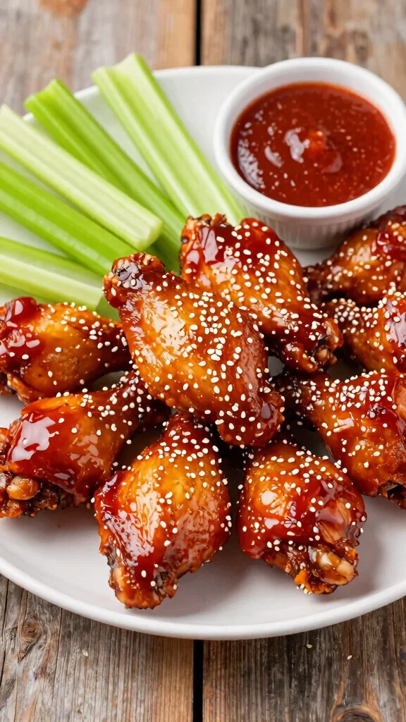 17 Chicken Appetizer Recipes for Any Occasion - 17. Spicy Sriracha Chicken Wings 1