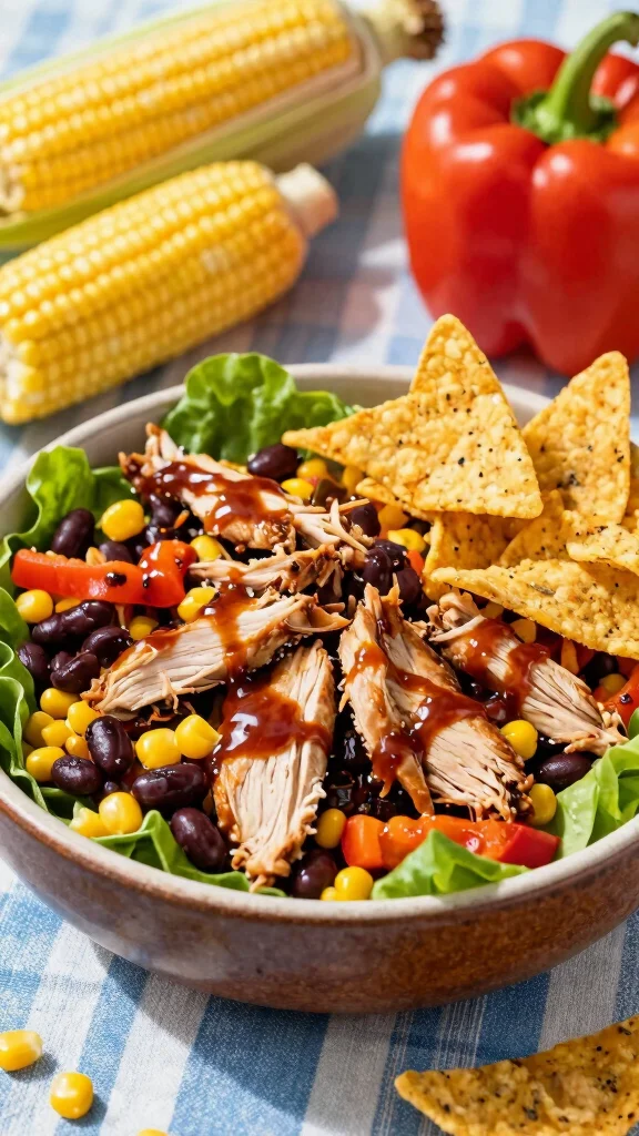 17 Chicken Salad Recipes That Are Fresh & Tasty - 12. BBQ Chicken Salad 1