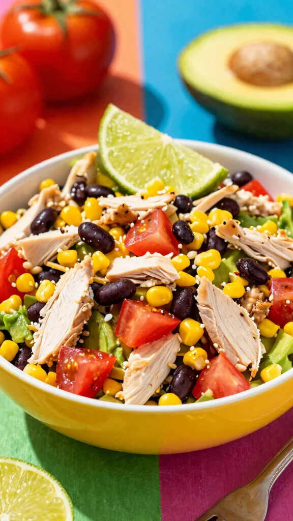 17 Chicken Salad Recipes That Are Fresh & Tasty - 13. Fiesta Chicken Salad 1