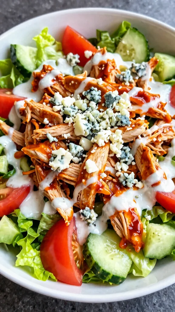17 Chicken Salad Recipes That Are Fresh & Tasty - 17. Buffalo Chicken Salad 1