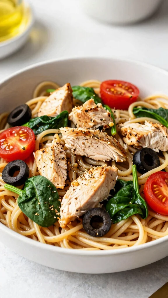 17 Chicken Stir-Fry Noodle Recipes Full of Flavor - 13. Mediterranean Chicken Noodle Stir Fry 1