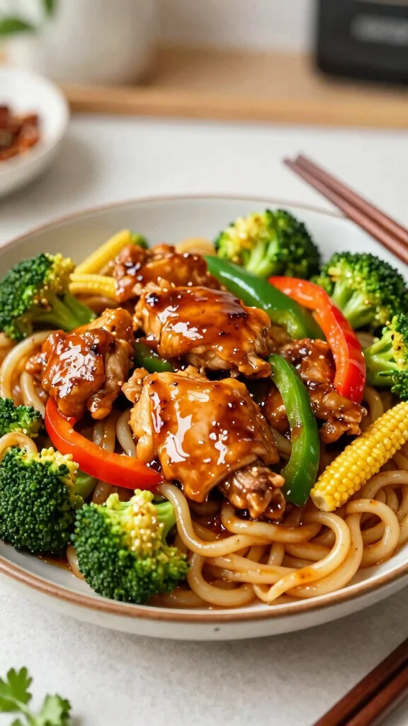 17 Chicken Stir-Fry Noodle Recipes Full of Flavor - 2. Teriyaki Chicken Noodle Stir Fry 1