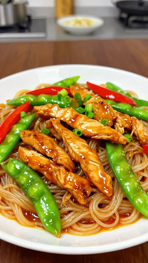 17 Chicken Stir-Fry Noodle Recipes Full of Flavor - 9. Honey Soy Chicken Noodle Stir Fry 1