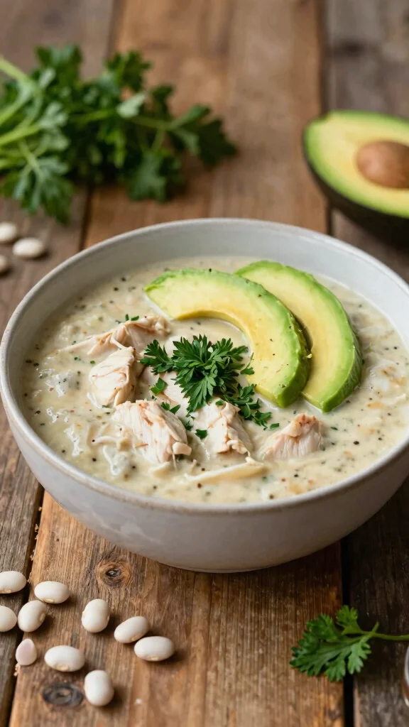 17 Creamy & Comforting Chicken Soup Recipes for Weight Loss - 17. Creamy White Chicken Chili 1