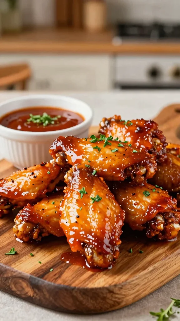 17 Crispy Chicken Wings Recipes You Must Try - 15. Maple BBQ Wings 1