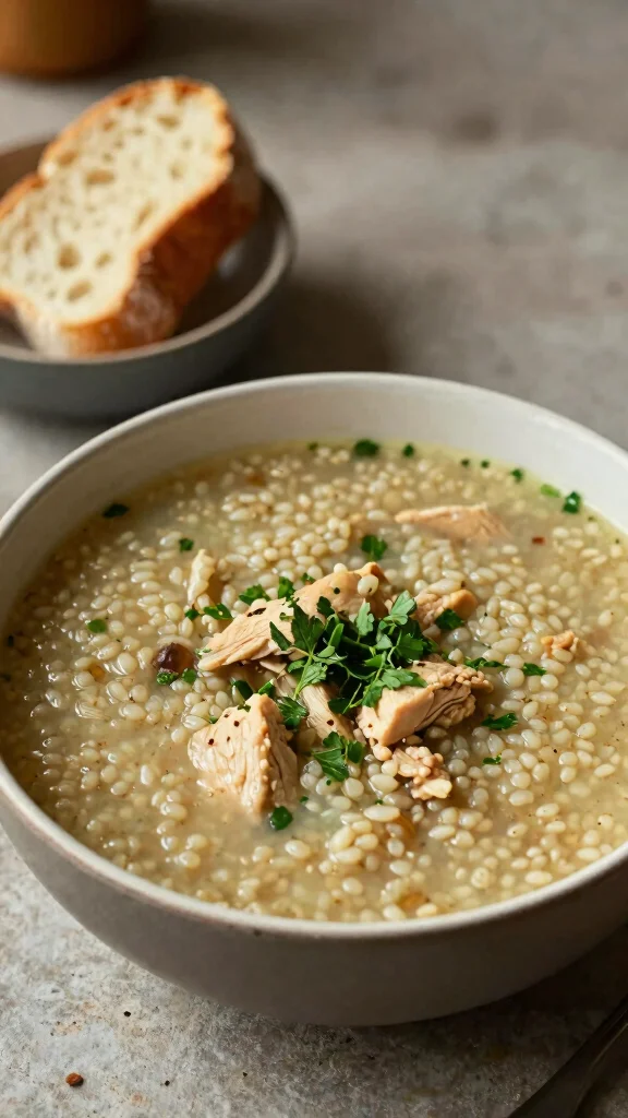 17 Delicious Chicken Soup Recipes for Cozy Days - 11. Chicken and Barley Soup 1