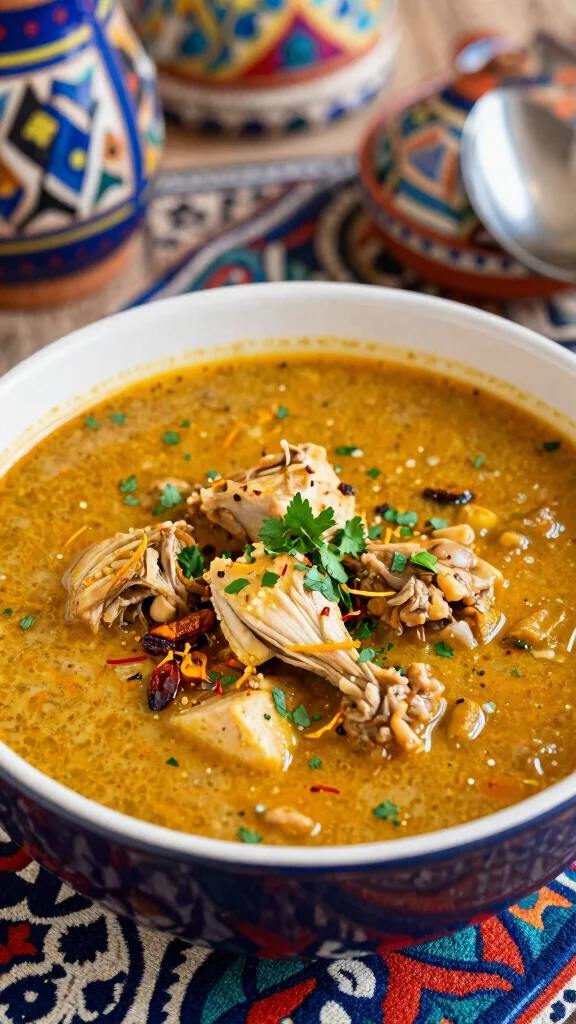 17 Delicious Chicken Soup Recipes for Cozy Days - 15. Moroccan Chicken Soup 1