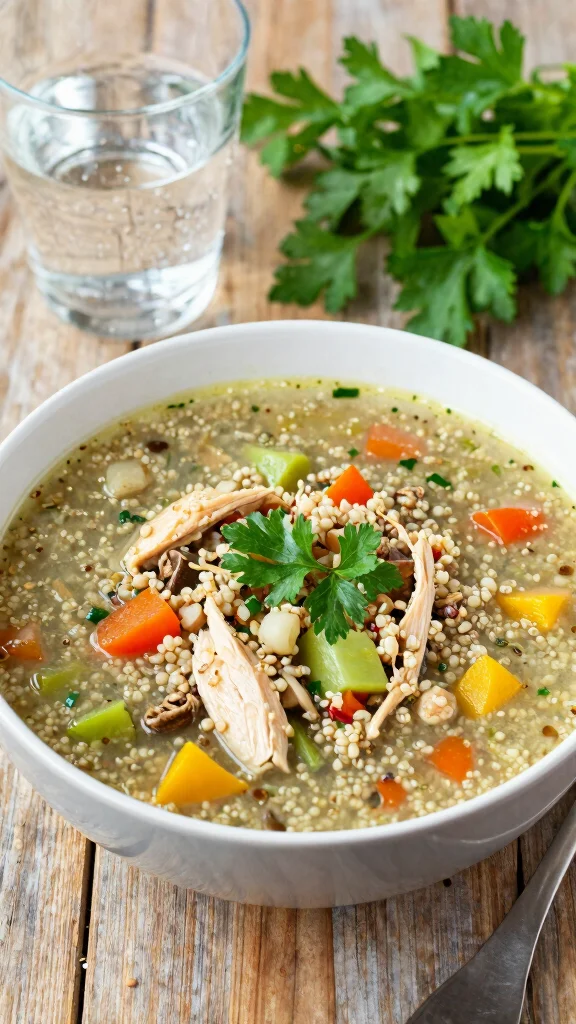 17 Delicious Chicken Soup Recipes for Cozy Days - 5. Herbed Chicken Quinoa Soup 1