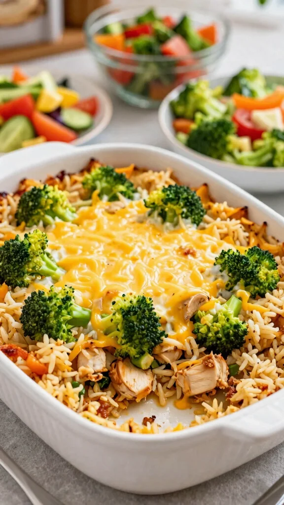 17 Kid-Friendly Chicken Recipes That Always Win - 7. Chicken and Broccoli Rice Casserole 1