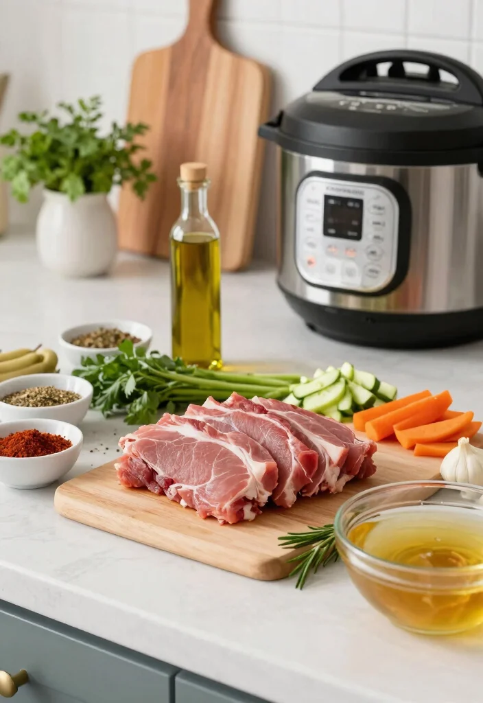 17-Minute Pork Butts in Instant Pot: Quick Pressure Cooker Method - 3. Ingredients List 1