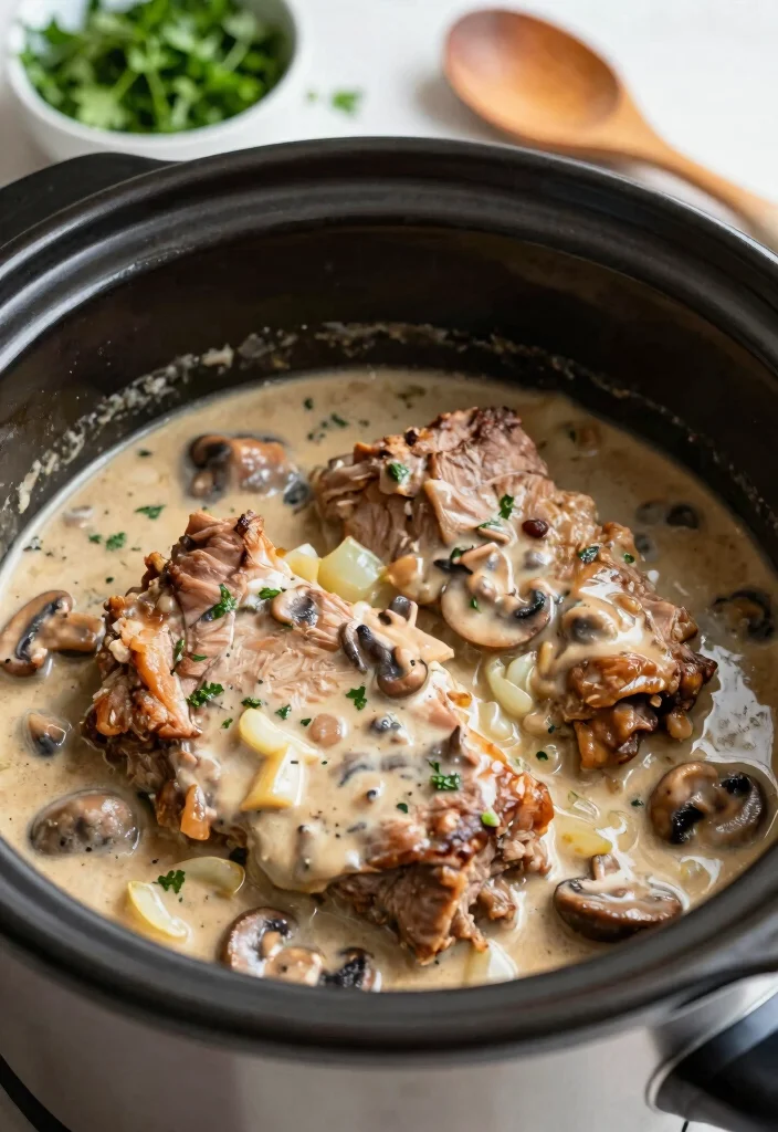 17 Simple Smothered Pork Chops Crock Pot: Creamy Slow Cooker Comfort Food - 1. Classic Smothered Pork Chops 1