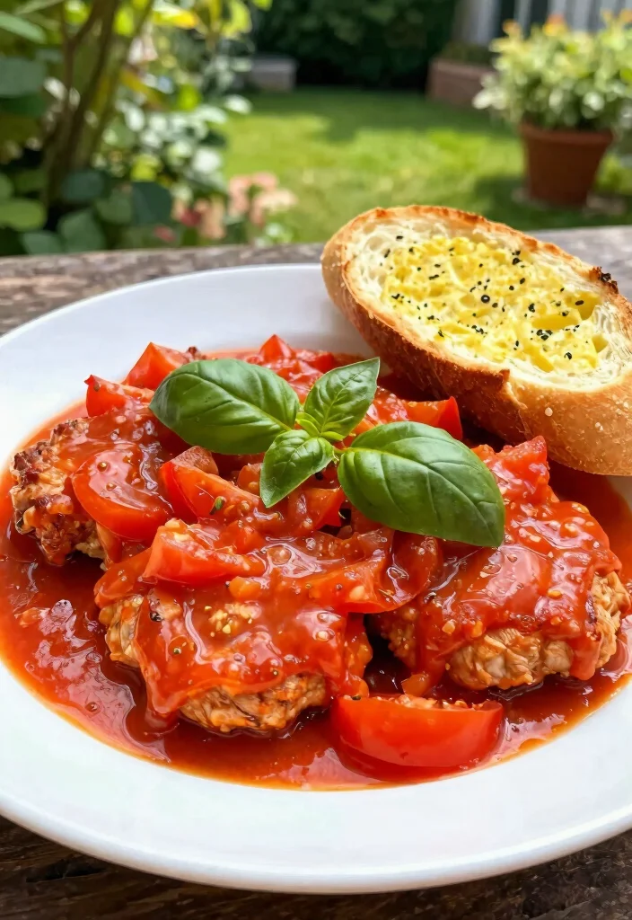 17 Simple Smothered Pork Chops Crock Pot: Creamy Slow Cooker Comfort Food - 14. Tomato Basil Smothered Pork Chops 1