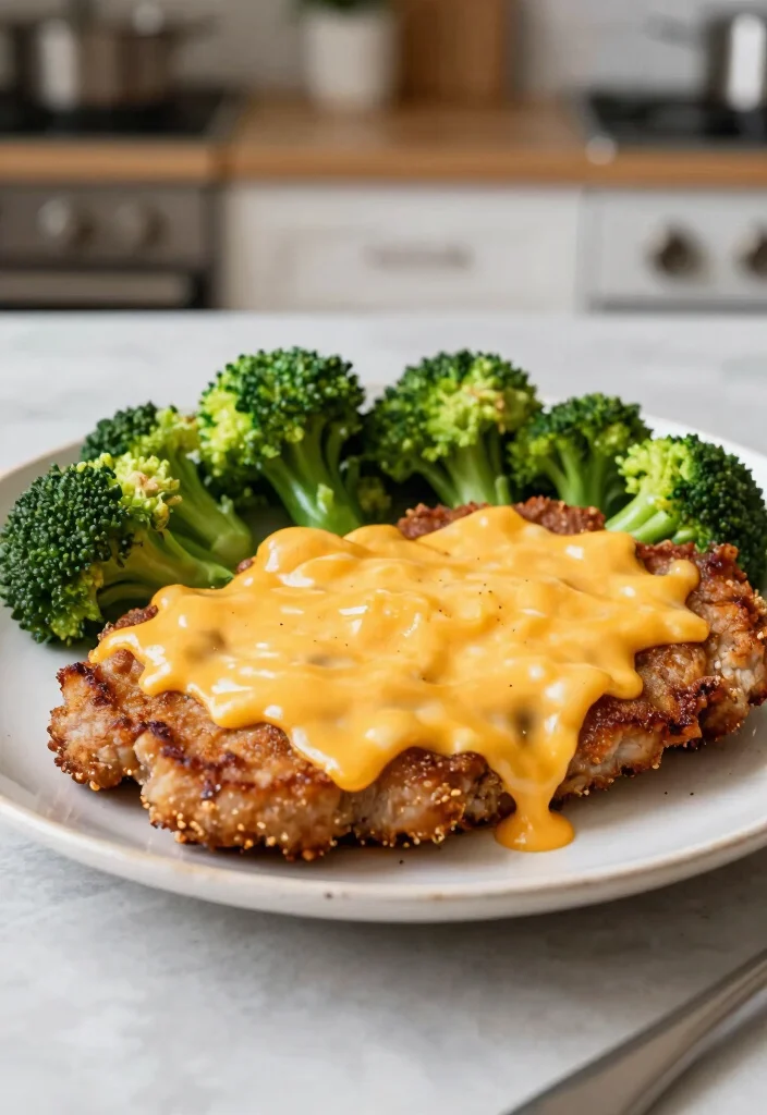 17 Simple Smothered Pork Chops Crock Pot: Creamy Slow Cooker Comfort Food - 15. Smothered Pork Chops with Cheese and Broccoli 1