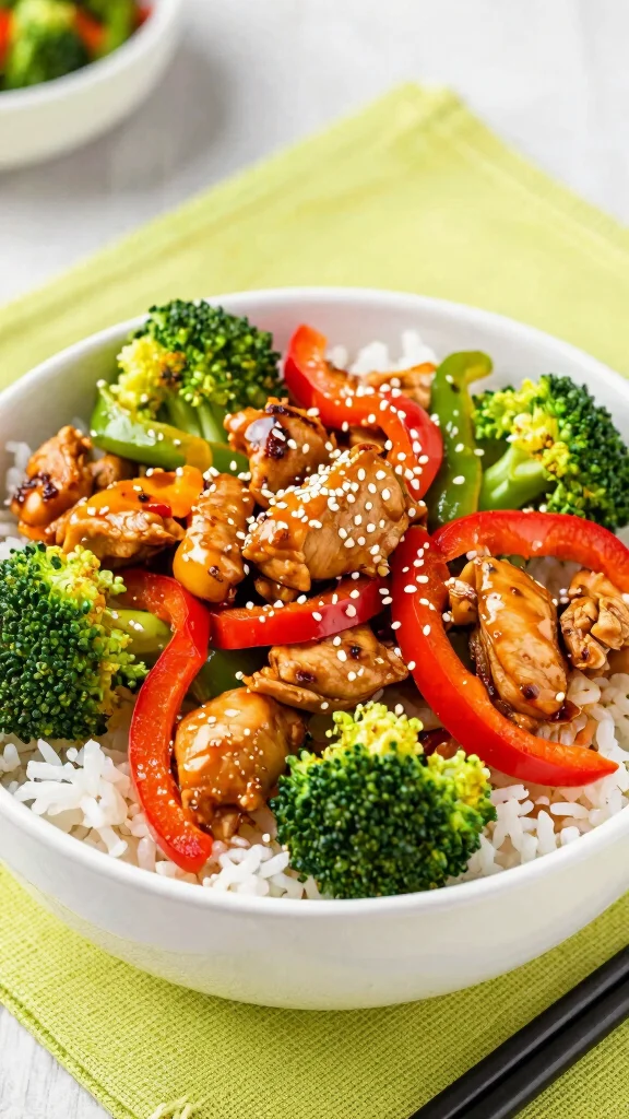 17 Sweet and Savory Chicken Recipes to Impress Guests - 14. Sweet and Spicy Chicken Stir-Fry 1