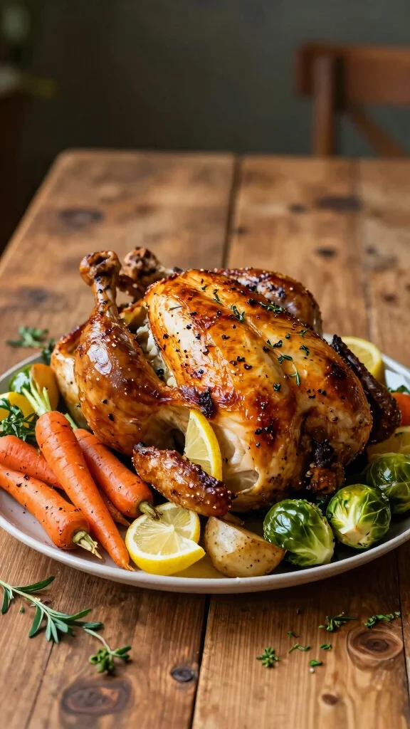 17 Sweet and Savory Chicken Recipes to Impress Guests - 2. Lemon Herb Roast Chicken 1